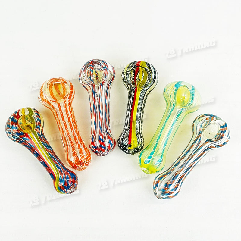 Glass Hand Pipe Double Glass BZ00C 3.5inches