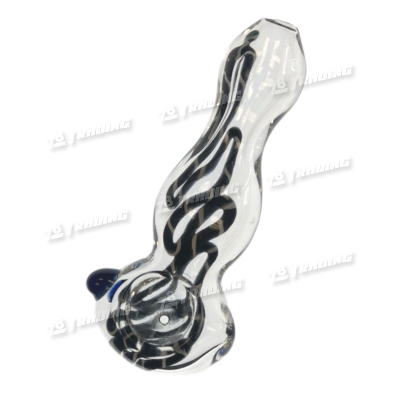 Glass Hand Pipe AP571 Double Glass 3.5inch