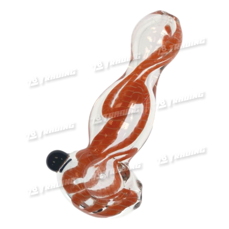 Glass Hand Pipe AP571 Double Glass 3.5inch