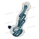 Glass Hand Pipe AP571 Double Glass 3.5inch