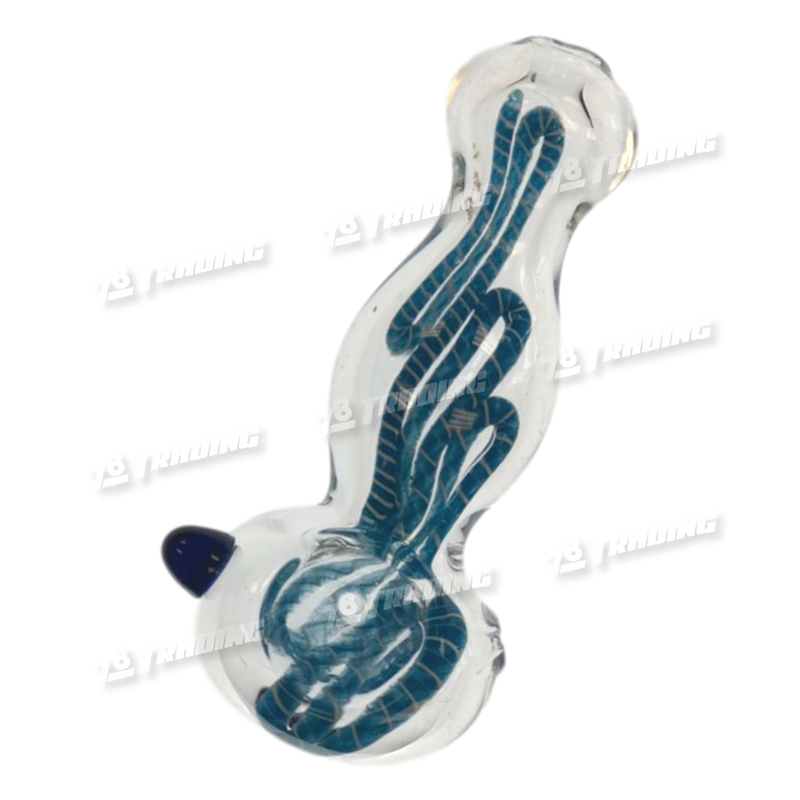 Glass Hand Pipe AP571 Double Glass 3.5inch