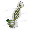 Glass Hand Pipe AP571 Double Glass 3.5inch