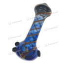 Glass Hand Pipe AP574 Double Glass 3.5inch