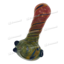 Glass Hand Pipe AP574 Double Glass 3.5inch
