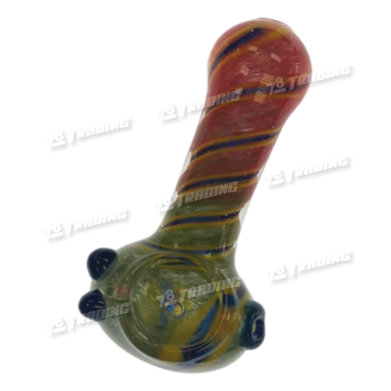 Glass Hand Pipe AP574 Double Glass 3.5inch