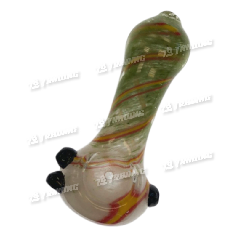 Glass Hand Pipe AP574 Double Glass 3.5inch