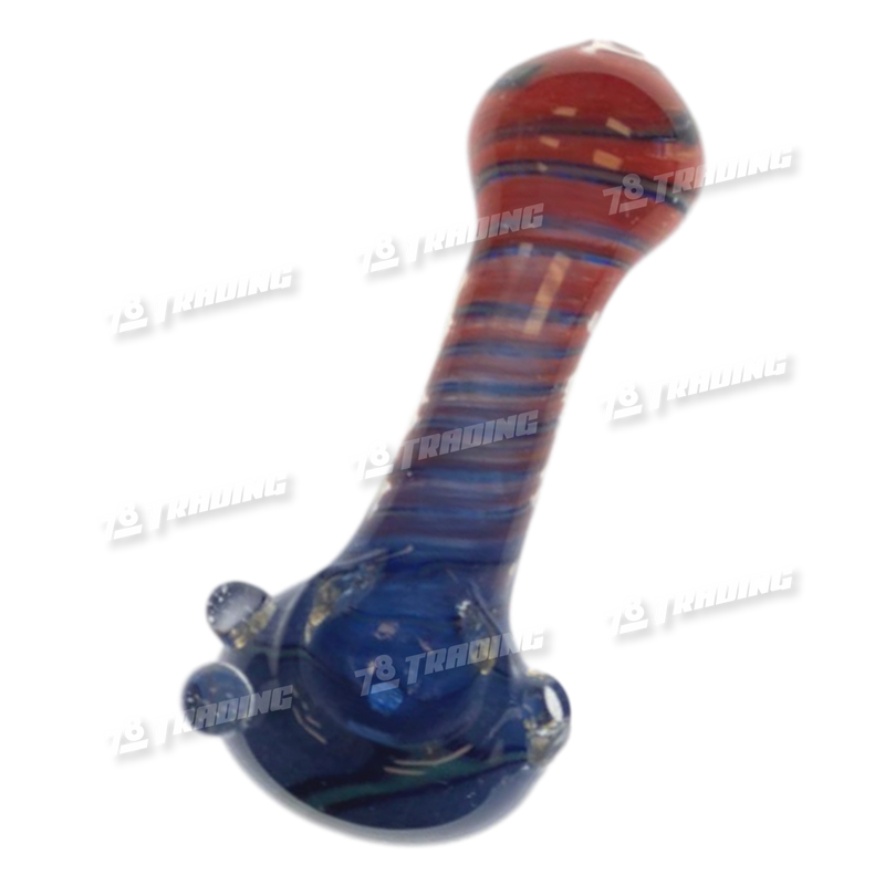 Glass Hand Pipe AP574 Double Glass 3.5inch