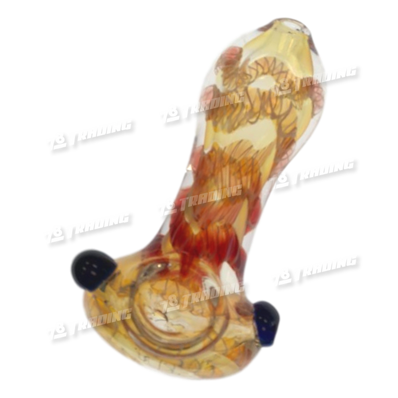 Glass Hand Pipe AP575 Double Glass 3.5inch