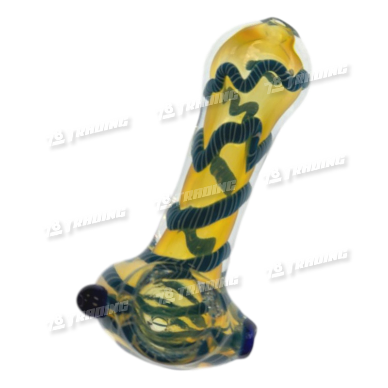 Glass Hand Pipe AP575 Double Glass 3.5inch