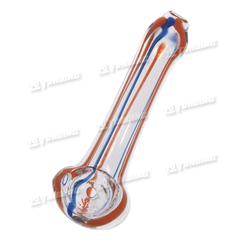 Glass Hand Pipe Single Glass 2.5"