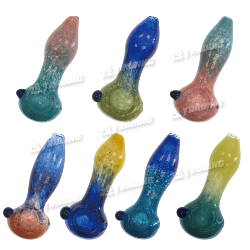 Glass Hand Pipe AP576 Double Glass 3.5inch