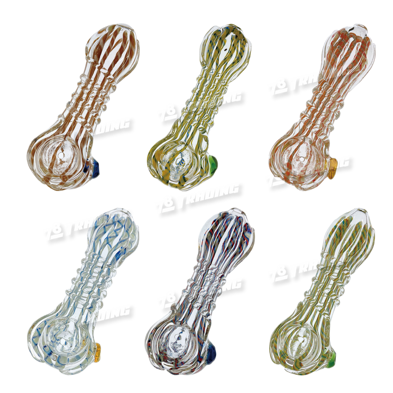 Glass Hand Pipe Double Glass 4.5inch - NC127