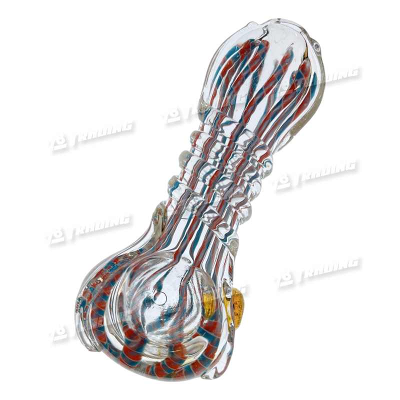 Glass Hand Pipe Double Glass 4.5inch - NC127