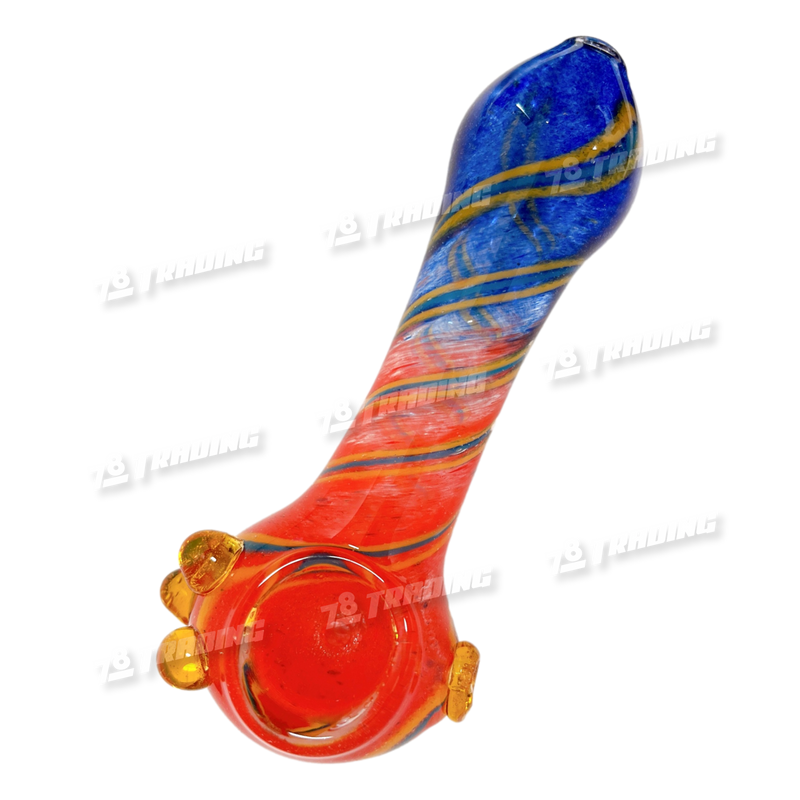 Glass Hand Pipe Double Glass 4.5inch - NC164