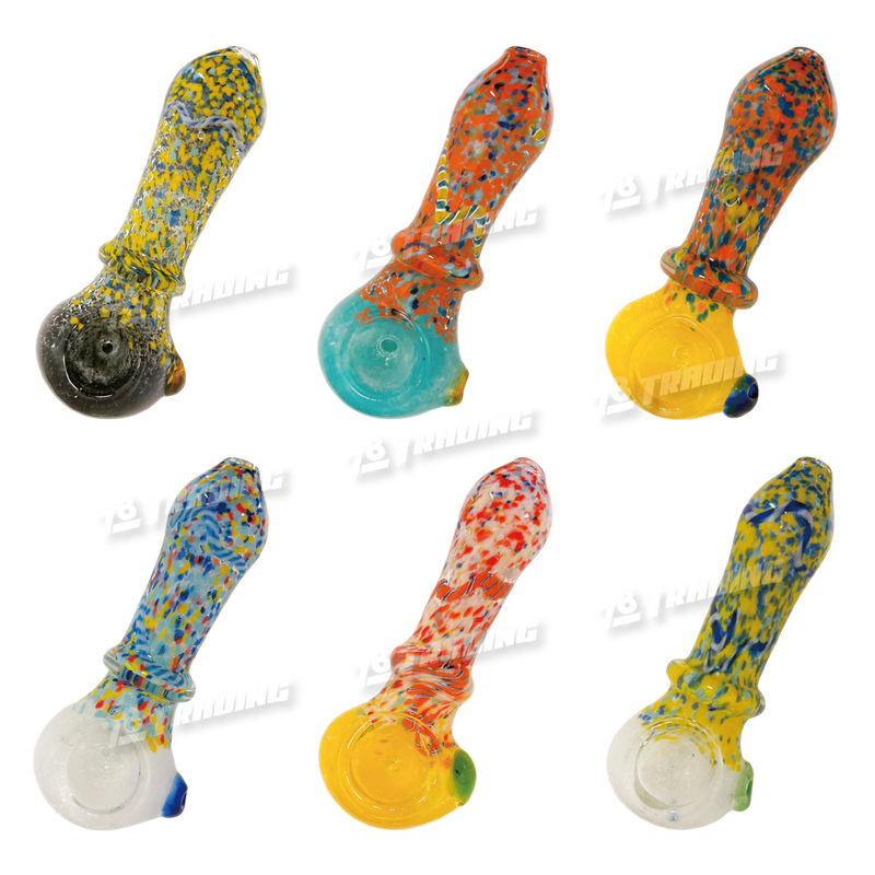 Glass Hand Pipe Double Glass 4.5inch - NC165