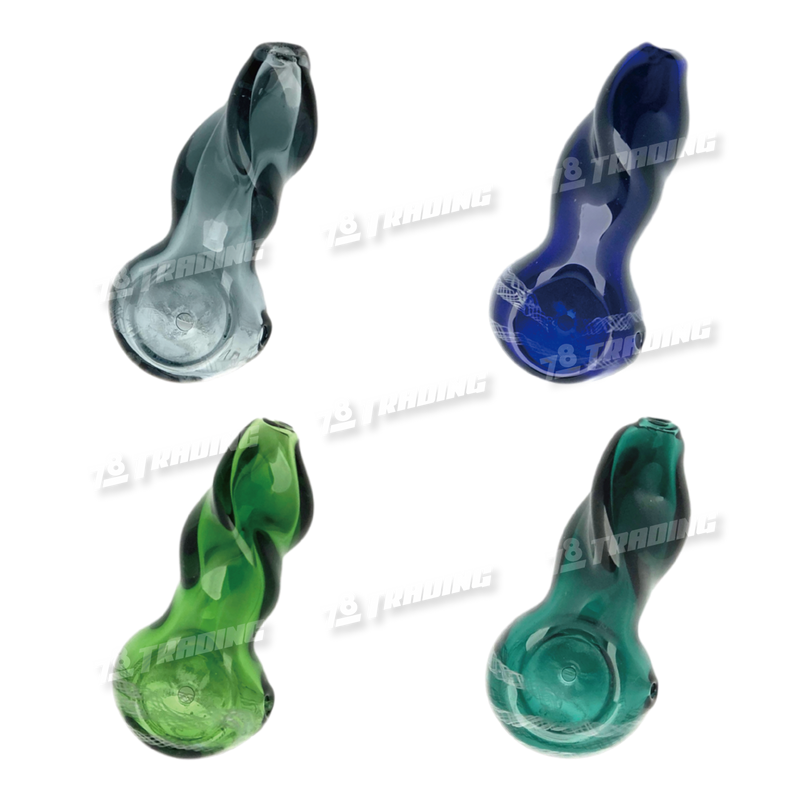 Glass Hand Pipe Double Glass 2.5" GP1623