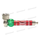 Metal Pipe Individual 3.5 inches - 5 Colors