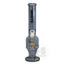 Ignite Glass Metallic Skull - GREY