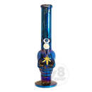 Ignite Glass Metallic Skull - PURPLE