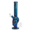 Ignite Glass Metallic Skull - PURPLE