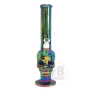 Ignite Glass Metallic Skull - RAINBOW