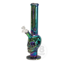 Ignite Glass Metallic Skull - RAINBOW