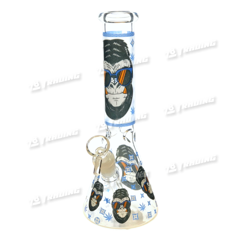 Non Brand King Kong Decal Glow In Dark Mini Beaker 10 inches - 4Designs