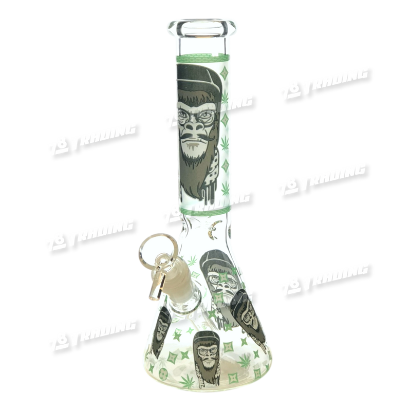 Non Brand King Kong Decal Glow In Dark Mini Beaker 10 inches - 4Designs