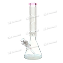 Legendary Glass Sandblast Beaker LG247 16inches 9mm - 4Colors