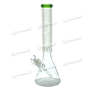 Legendary Glass Sandblast Beaker LG247 16inches 9mm - 4Colors