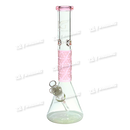 Legendary Glass Sandblast Beaker LG248 16inches 9mm - 5Colors