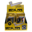 Metal Pipe + Screen + Mini Grinder Combo