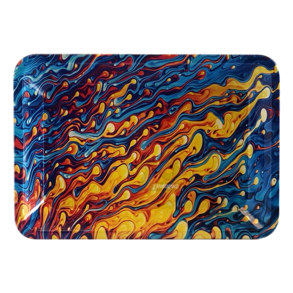 Metal Rolling Tray Small 12 Designs Packege