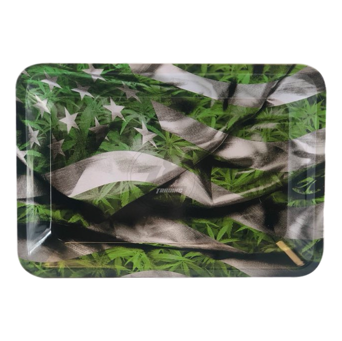 Metal Rolling Tray Small 12 Designs Packege