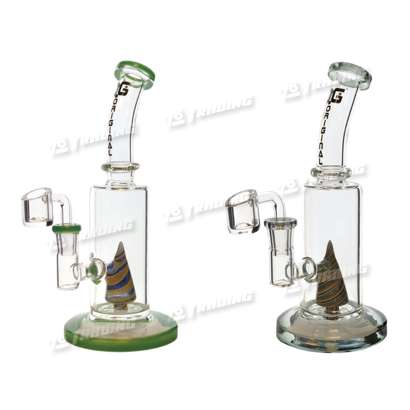 OG Original Glass Oil Rig With Banger 9" OGS20 - 2 Colors