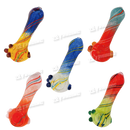 Glass Hand Pipe Double Glass 4.5inch - NC164