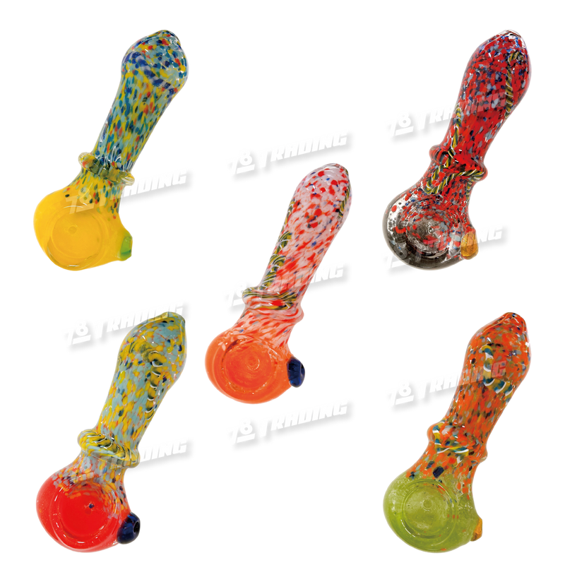 Glass Hand Pipe Double Glass 4.5inch - NC165