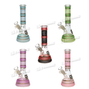 OG Original Glass Beaker with Beads Ring OG489 10inches - 5 Colors
