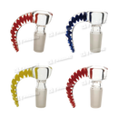 Built in screen 14mm Horn Handle Bowl ST006 - 4Colors