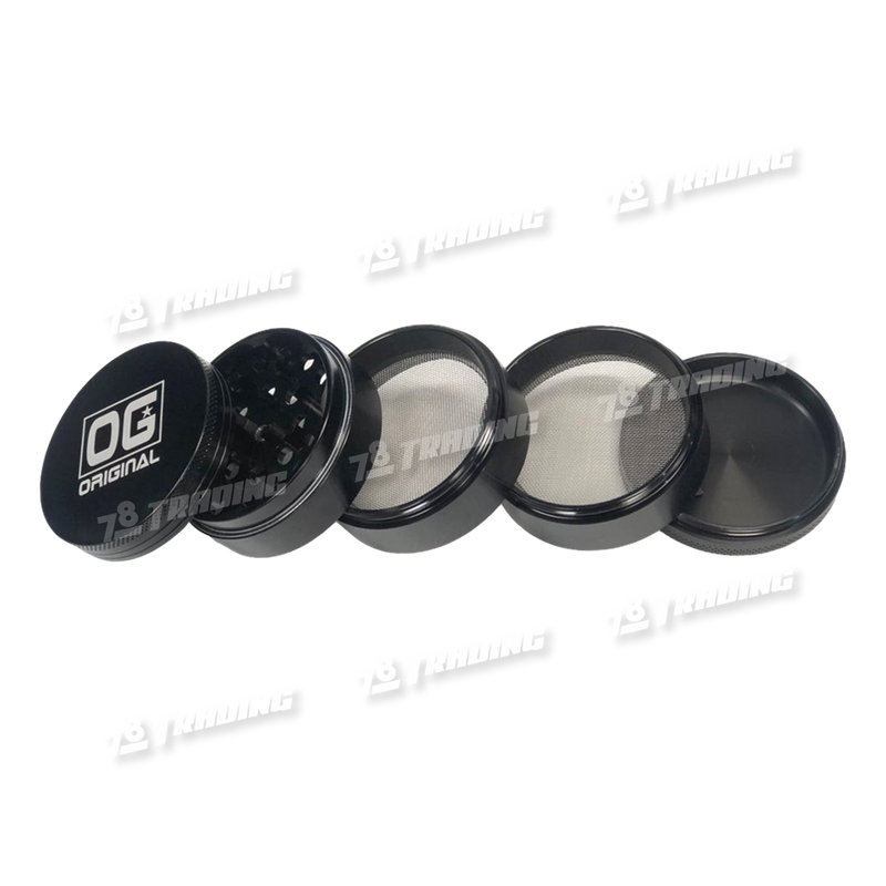 OG Original Glass 5Layers Aluminum Grinder 60mm - 4Colors