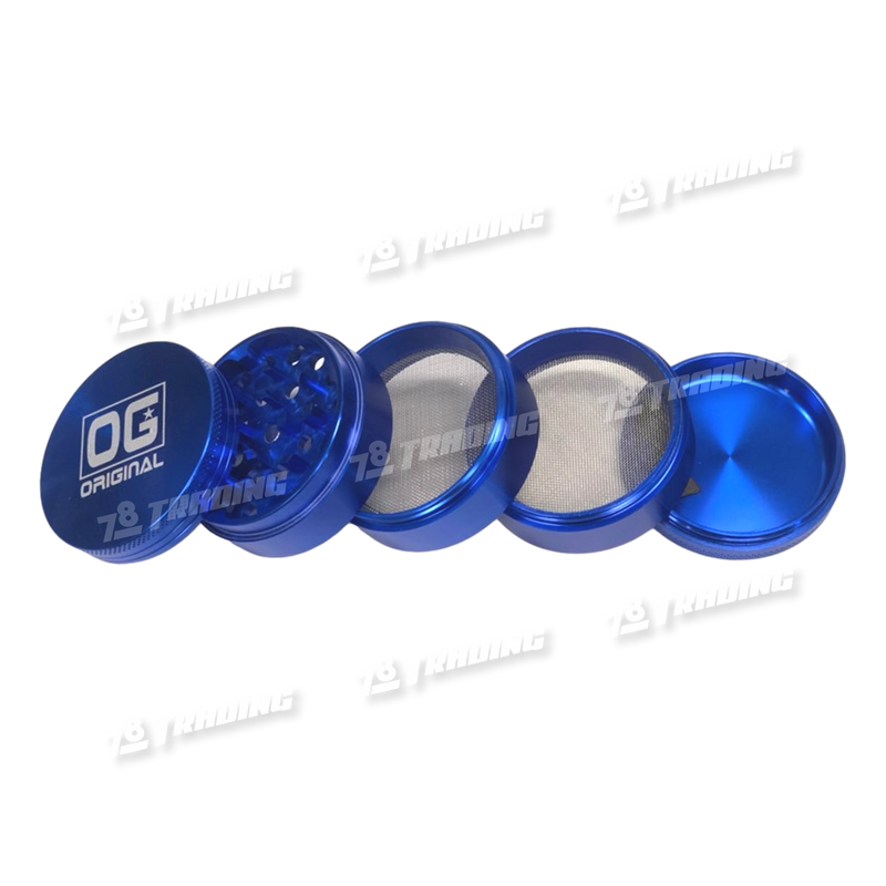 OG Original Glass 5Layers Aluminum Grinder 60mm - 4Colors