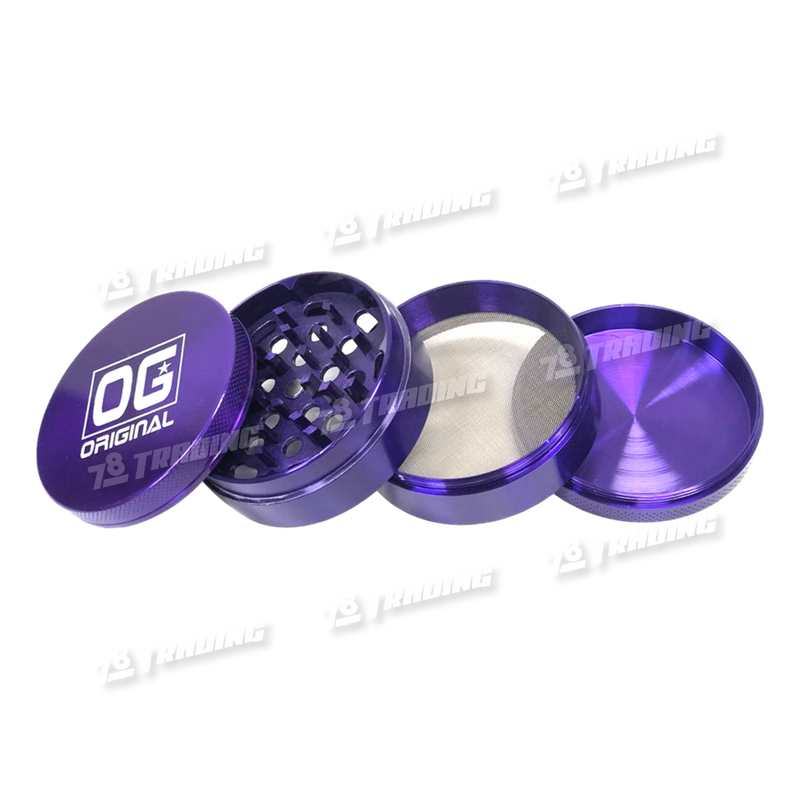 OG Original Glass 4layers Metal Grinder SW871 60mm - 4Colors