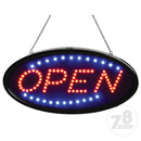LED Open Sign 19inch x 10inch Electronic Billboard Bright Advertising Board Flashing Window Display