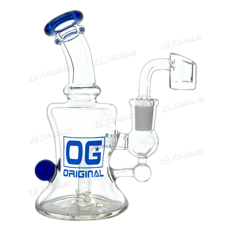 OG Orginal Glass OG375 Rig with Banger - BLACK