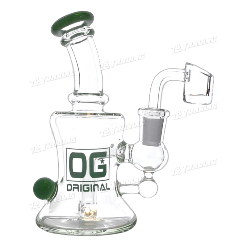 OG Orginal Glass OG375 Rig with Banger - BLACK