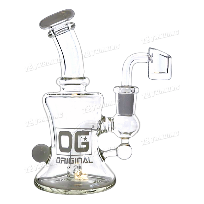 OG Orginal Glass OG375 Rig with Banger - BLACK