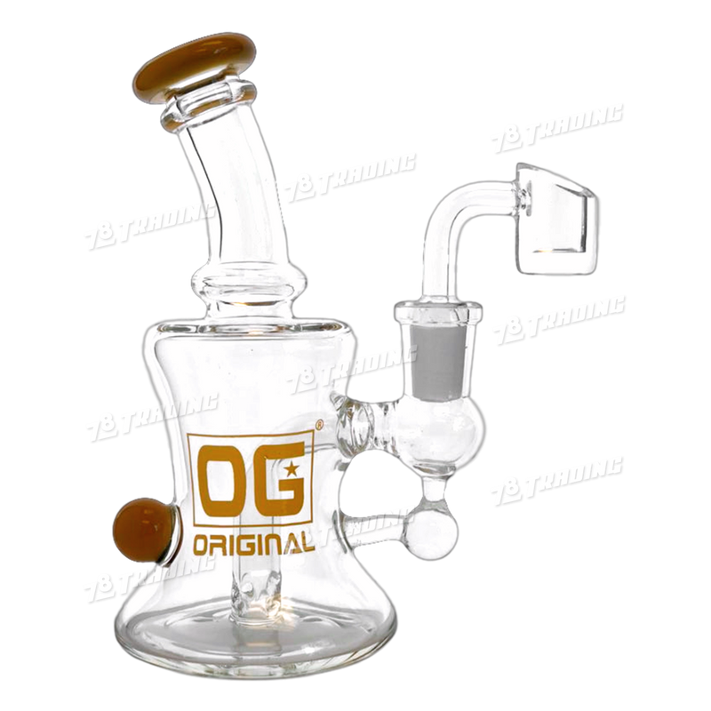 OG Orginal Glass OG375 Rig with Banger - BLACK