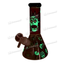 Non Brand Rick N Morty Decal Glow In Dark Mini Beaker 8 inches - 4Designs