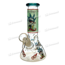 Non Brand Rick N Morty Decal Glow In Dark Mini Beaker 8 inches - 4Designs