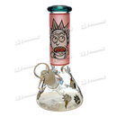 Non Brand Rick N Morty Decal Glow In Dark Mini Beaker 8 inches - 4Designs